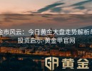 金市风云：今日黄金大盘走势解析与投资启示-黄金甲官网