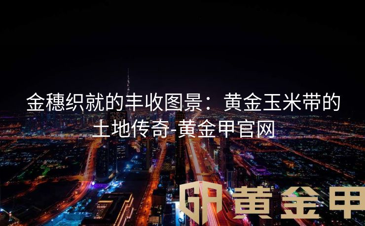 金穗织就的丰收图景：黄金玉米带的土地传奇-黄金甲官网